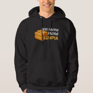 Mindre People Lumpia Filipino Food Foodie Vår Ro Hoodie
