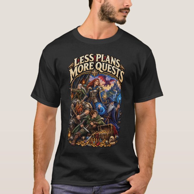 Mindre planer fler uppdrag t shirt (Framsida)