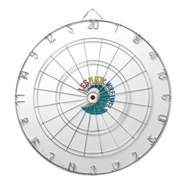 Mindre plastisk mer livslängd darttavla (Framsidan)