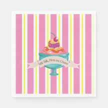 Mindre prat, mer Pappersservett för iskräm