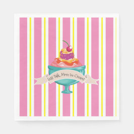 Mindre prat, mer Pappersservett för iskräm