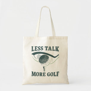 Mindre prata mer Golf Tygkasse