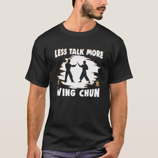 Mindre prata mer Vinge Chun Vinge Chun 1 T Shirt (Framsida)
