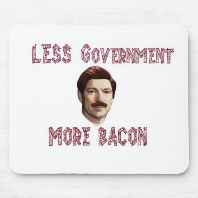 "Mindre regering Rand för mer bacon"/Swanson Musmatta (Framsidan)