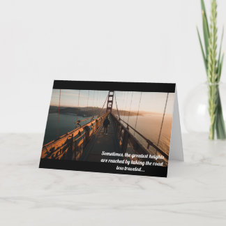 Mindre resande - inspiration kort