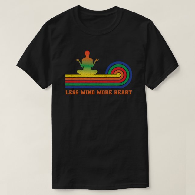 Mindre sinne, mer hjärta t shirt (Design framsida)