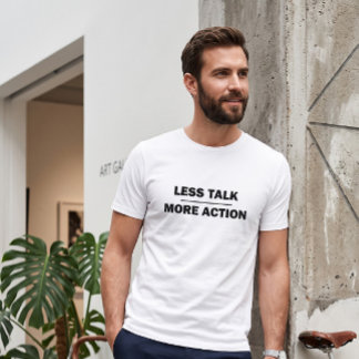 Mindre Snack Mer Action Herrar Vit Grafisk T-Shirt