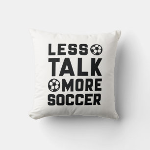 Mindre snack mer än fotboll kudde