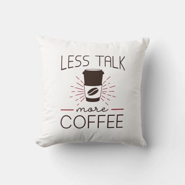 Mindre snack mer kaffe kudde (Framsida)