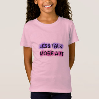 Mindre Snack Mer Konst Söt Barn Typografi T-Shirt