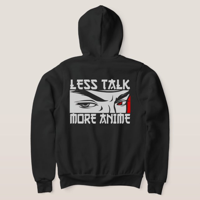 Mindre sno mer anime - roligt Anime T Shirt (Laydown Baksida)