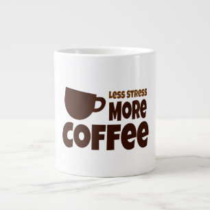 mindre stressa mer kaffe jumbo mugg