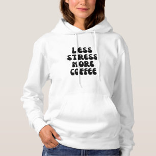 Mindre stressa mer kaffe t shirt