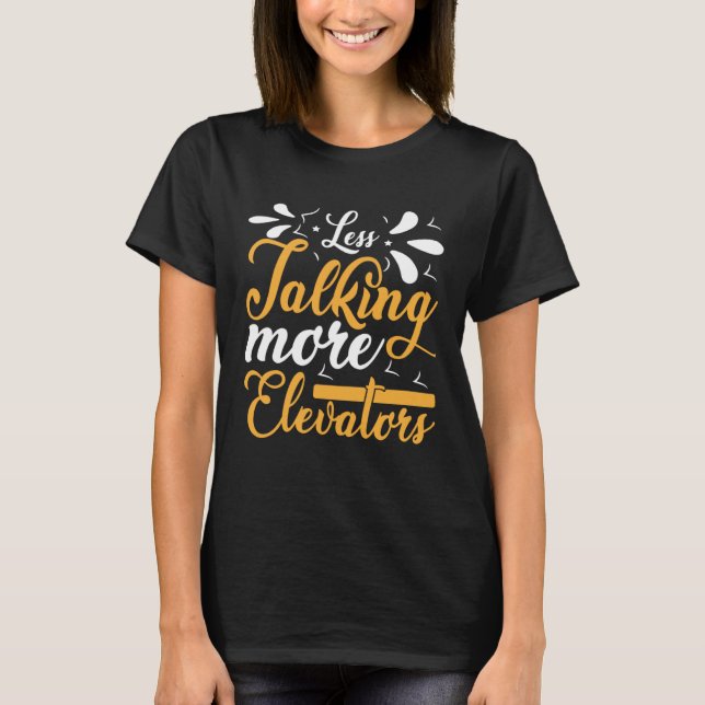Mindre talande mer elevator operator Lodrät Mecha T Shirt (Framsida)