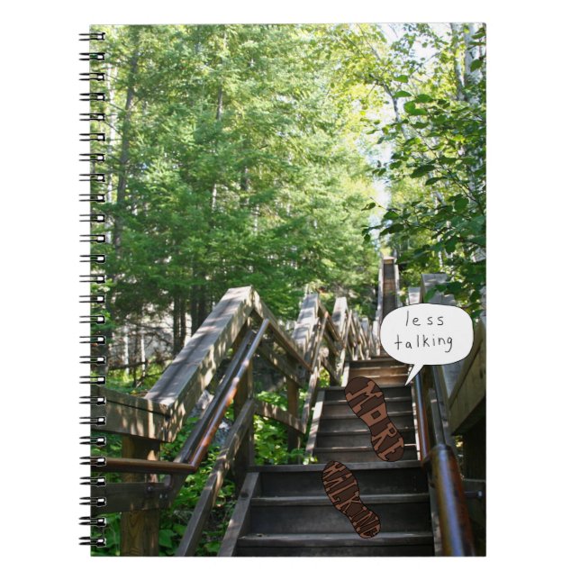 Mindre talande Trappor-dator Anteckningsbok (Framsidan)