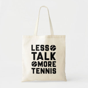 Mindre Talk More Tennis Tygkasse