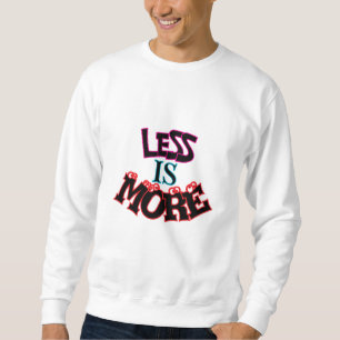 MINDRE TYPOGRAFI LÅNG ÄRMAD TRÖJA