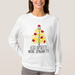 Mindre upprörande mer spaghetti t shirt