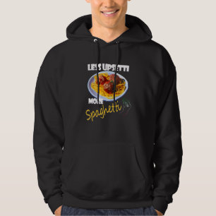 Mindre Upsetti Mer Spaghettialskare Italiensk Past Hoodie