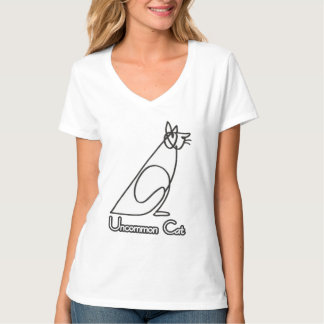Mindre vanlig kattdesign t shirt