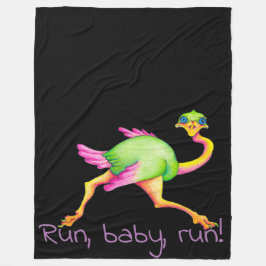 Mindre vanlig struts fleecefilt