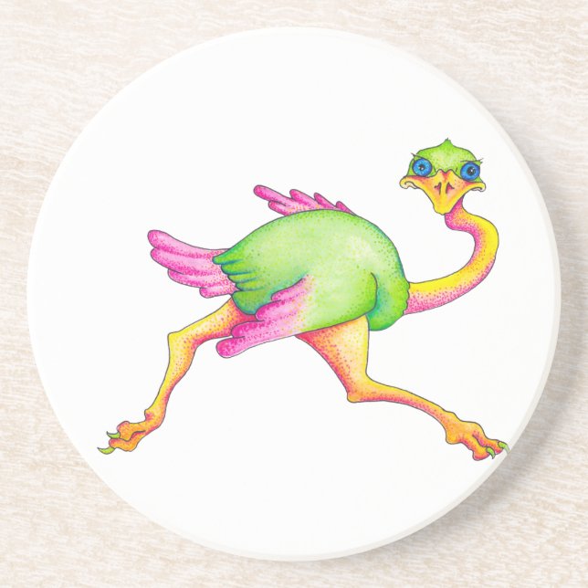 Mindre vanlig struts underlägg sandsten (Framsidan)