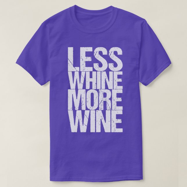 Mindre vete mer Vin T Shirt (Design framsida)
