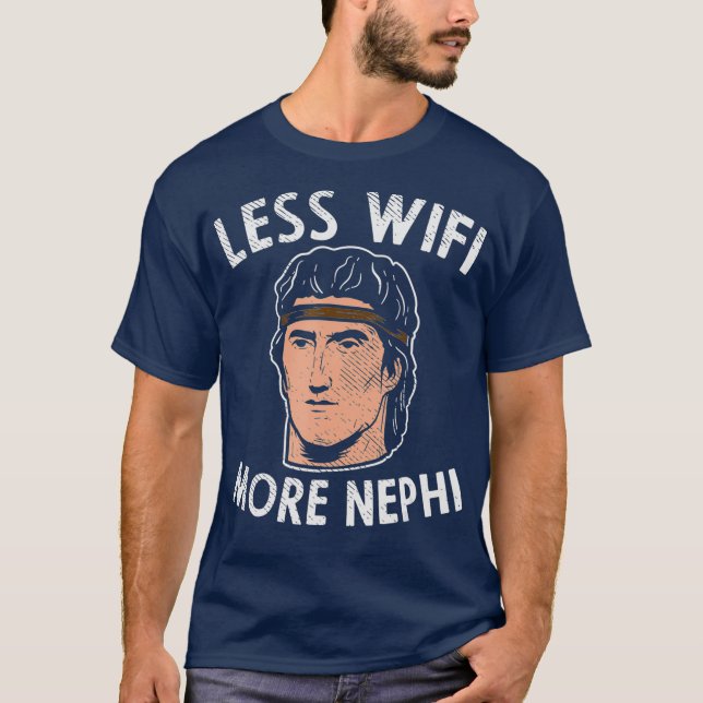 Mindre Wifi Mer Nephi T Shirt (Framsida)