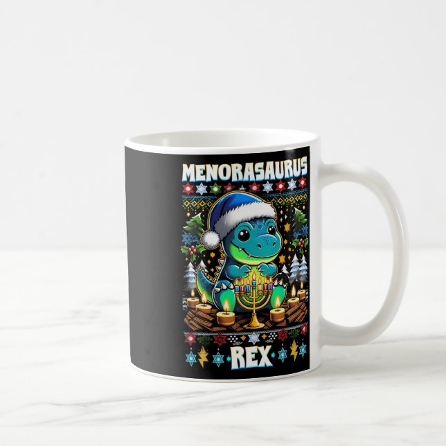 Mindreasaurus Rex Dino Trex Fula jultröjor  Kaffemugg (Höger)