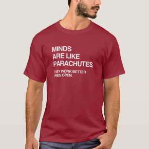 MINDS ÄR LIKA FALLSKÄRMAR TEE