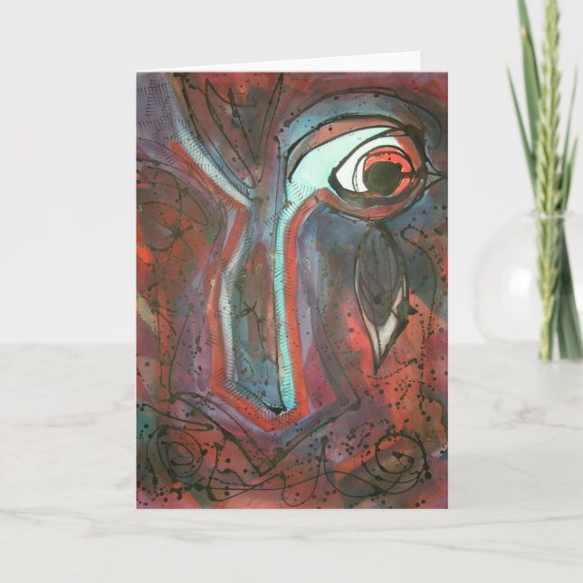 Minds Notecard i Öga Kort (Framsida)