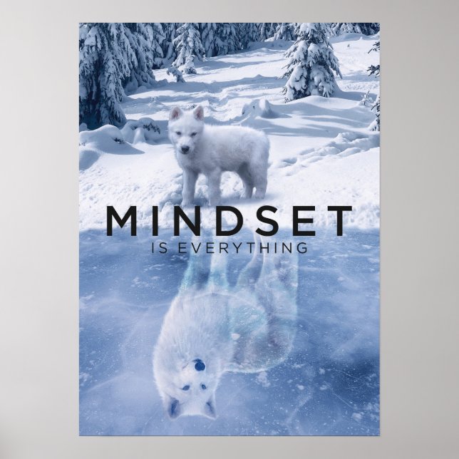 Mindset är allt, arktisk Varg är en framgång. Poster (Framsidan)