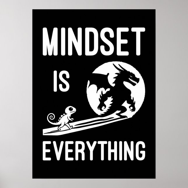 Mindset är allt, Dragon - Framgångsligg Poster (Framsidan)