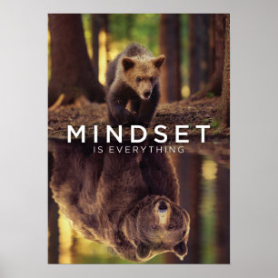 Mindset är allt - häpnadsväckande med motiv poster