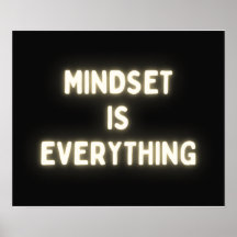 Mindset är allt - inspirationsbudskap