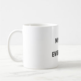 Mindset är allt - Motiv och minimalistisk De Kaffemugg