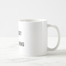 Mindset är allt - Motiv och minimalistisk De Kaffemugg