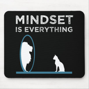 Mindset är allt Motiverande citat Musmatta