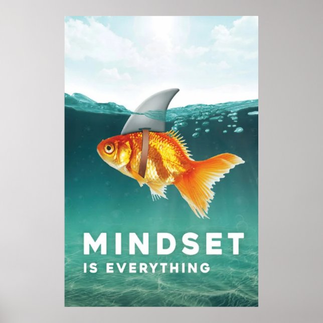 Mindset är allt som poster (Framsidan)