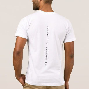 Mindset är allt vitpusselT-tröja T Shirt