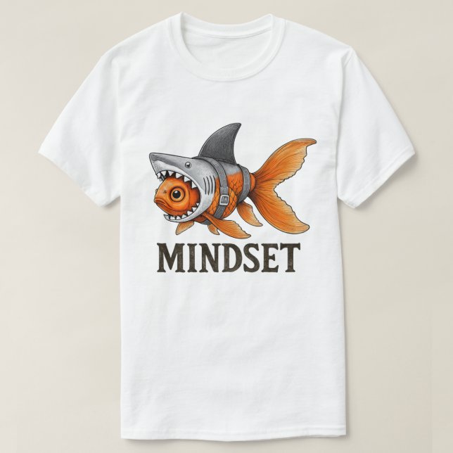 Mindset Goldfish Shark Tee (Design framsida)