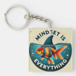 Mindset Is Everything Goldfish Motivational Quote