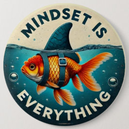 Mindset Is Everything Goldfish Motivational Quote Knapp