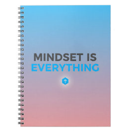 Mindset Is Everything – Gradient Motivational Note Anteckningsbok