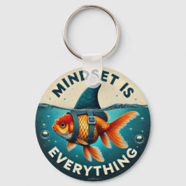 Mindset Is Everything Juxtaposition Nyckelring