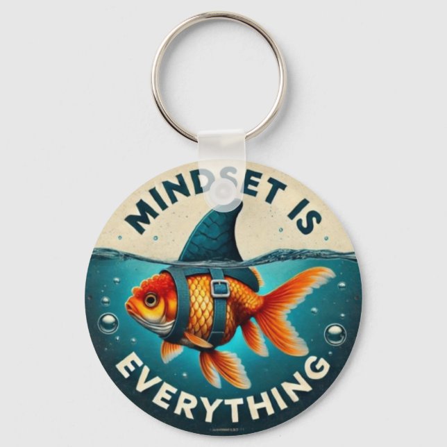Mindset Is Everything Juxtaposition  Nyckelring (Framsida)