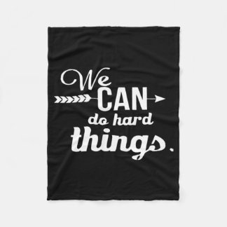 Mindset Teacher citerar Motivational Ord Teachi Fleecefilt