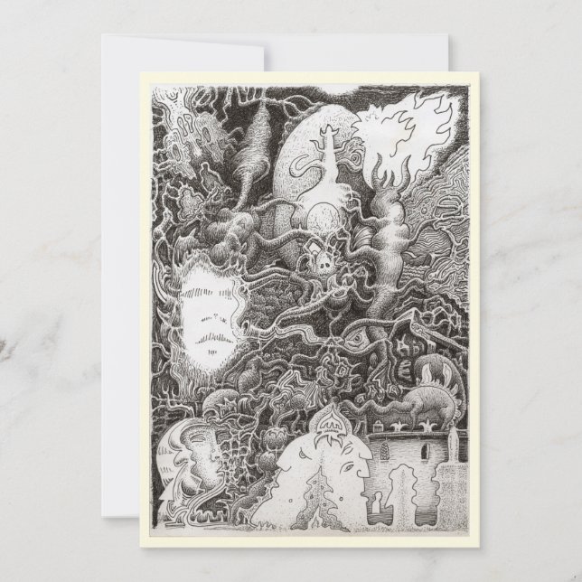 Mindsucker Syndrome, av Brian Benson Flat Card (Framsida)