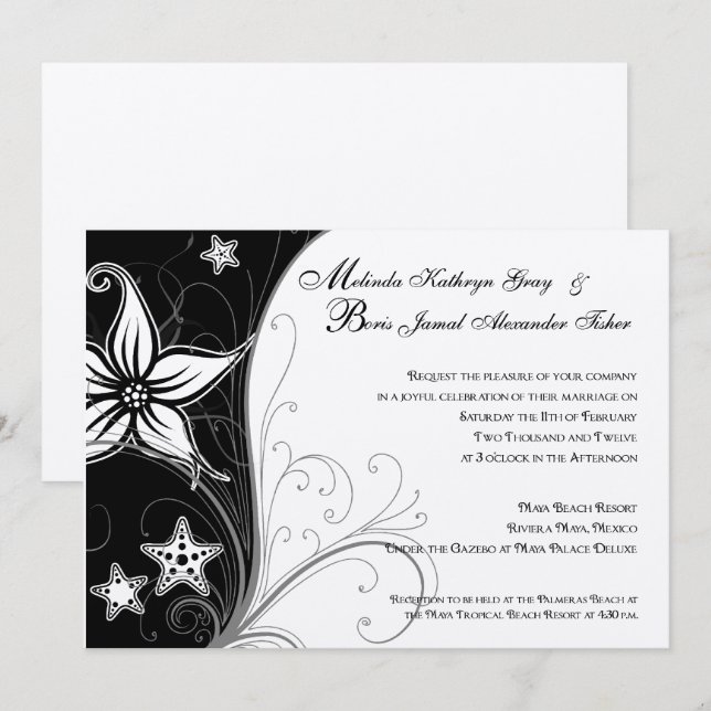 Mindy Boris Slutändringar Inbjudningar (Fram/baksida)