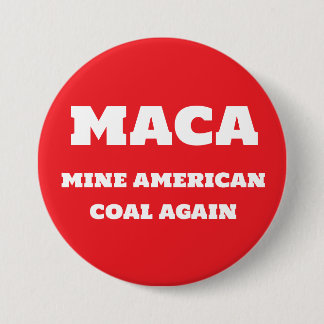 Mine American Coal Again Button Knapp